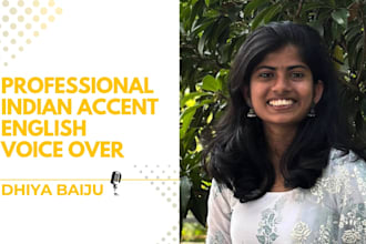do english voiceover in indian accent