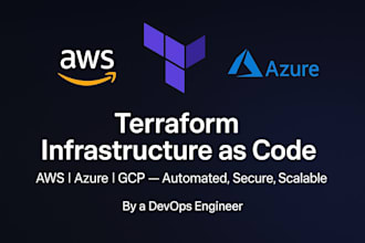 write terraform scripts to deploy AWS and azure infrastructure