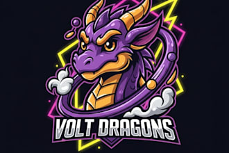do hydra dragon mascot logo for you with my on creativity with t shirt design