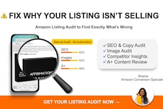 audit your amazon listing and fix your conversion issues