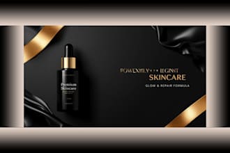 design elegant beauty and skincare instagram posts