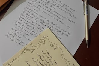 handwrite personal letters, notes and cards with real ink