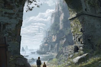 create concept art and illustration