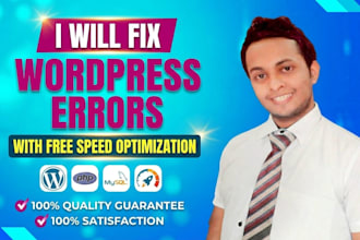 fix wordpress errors with free speed optimization