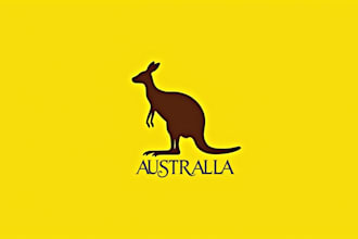 design outstanding australia kangaroo logo