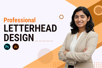 create unique and professional letterhead design