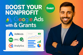 set up google ads adwords and grants PPC campaigns for nonprofits