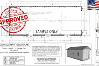 licensed architect structural floor plan, adu, deck, garage, patio, shed permit