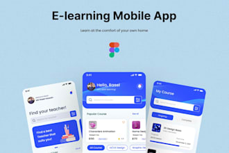 develop e learning app, educational app, kid learning app, online course app