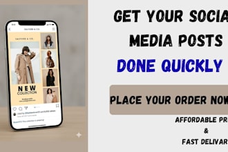 design custom social media posts