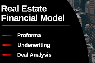 real estate financial modeling proformas underwriting