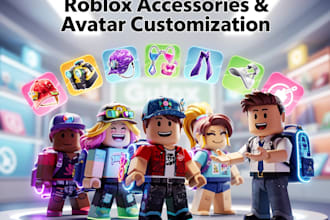 create roblox wearable accessories like hats, hair, faces, clothes, back items