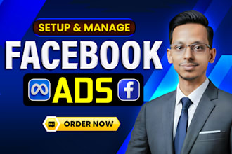 setup and manage facebook ads campaign, fb ads manager, meta ads, instagram ads