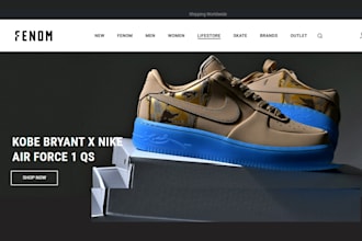 design sneakers shopify store footwear website shoes store reselling website