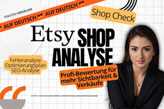 audit your etsy shop in german