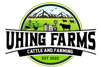 design excellent farm logo