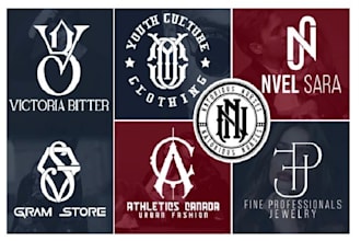 make unique logo for fashion clothing t shirt brand design