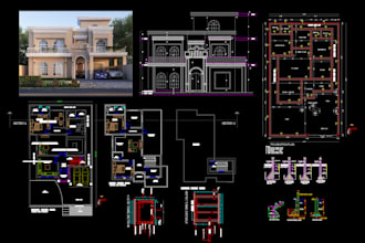draw 2d, 3d drawing for you in autocad