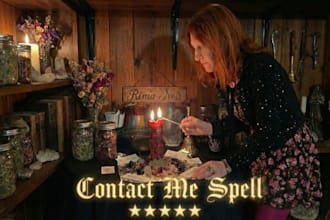 cast a powerful contact me spell to break the silence