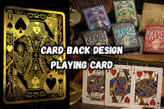 design custom playing cards, poker decks, uno boxes, tuck boxes, card templates