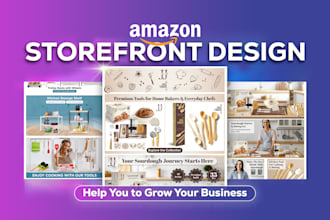 design a professional amazon brand storefront