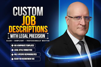 craft professional job descriptions for any role
