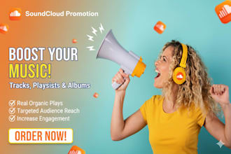 create ads to promote your soundcloud music, track, and album