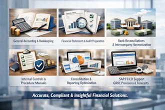 assist with accounting and financial consulting project