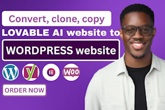 convert lovable ai to wordpress clone lovable ai website copy lovable ai website