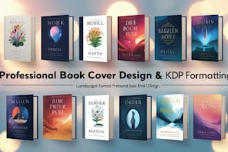 design original book cover design, ebook cover design and KDP book cover