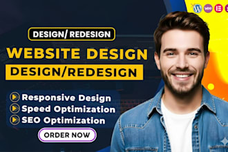 build redesign wordpress elementor website