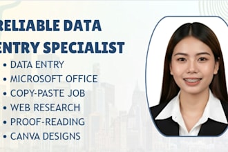 be your reliable data entry specialist