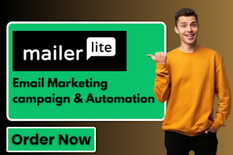build mailerlite account landing page automation email marketing newsletter