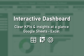 build an interactive google sheets dashboard