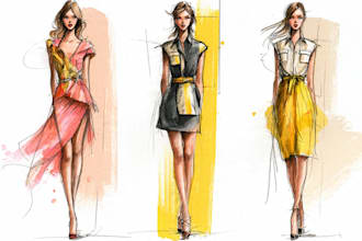 draw fashion illustration fashion sketch portrait