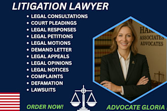 be your lawyer for civil litigation and expertly draft court documents