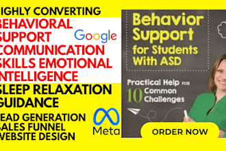 generate behavioral support communication leads and build a wordpress website