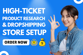 shopify high ticket product research, winning product shopify dropshipping store