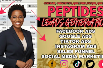 peptide marketing expert google, social media ads with fda compliance