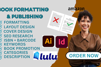 do kdp book, ebook formatting layout design interior design kindle formatting