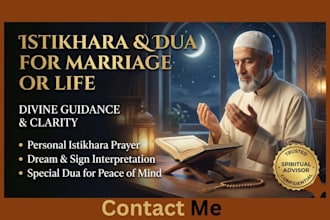 perform istikhara and special dua for marriage, business, relationship or life