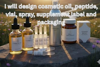 design premium cosmetic packaging and labels that sell