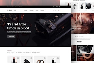 adult shopify store adult web promotion adult toy store shopify adult store