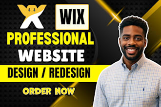 wix website design or redesign with performane optimization, wix development