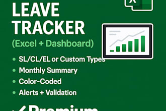 create an automated leave tracker with formulas, dashboard and custom rules