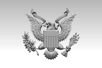sculpt custom 3d hyper realistic logo,crest design,luxury brand,blender,3d print