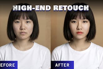 do photo retouching and editing
