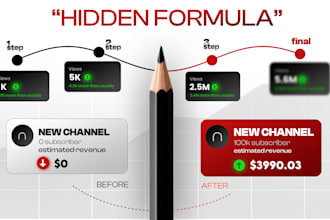 design viral and clickbait youtube thumbnail