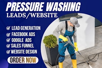 pressure washing leads cleaning leads washing logo pressure cleaning google ads