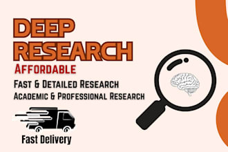 provide detailed and deep research reports on any topic